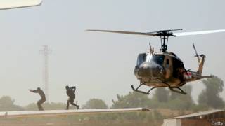 Ejercicios militares de las fuerzas especiales de Irak