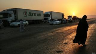 Refugiados en Mosul