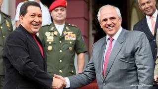 Samper con Chávez