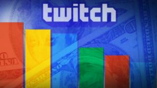 Twitch y colores de Google con dólares