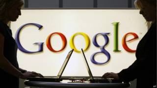 Imagem mostra logo do Google. Credito: AP