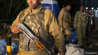 Abapolisi ba Kenya igihe c'igitero ca Al Shabaab i Nairobi