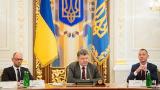 Яценюк, Порошенко
