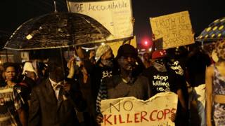 Protesta en Misuri por caso de Michael Brown
