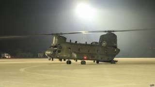 Helicóptero de la Real Fuerza Aérea