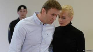 Алексей Навальный с женой