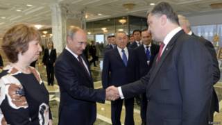 Путин и Порошенко
