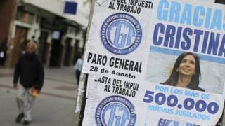 Paro general en Argentina