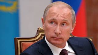 Vladimir Putin en Minsk