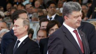 Путін та Порошенко