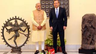 नरेंद्र मोदी, टोनी एबट