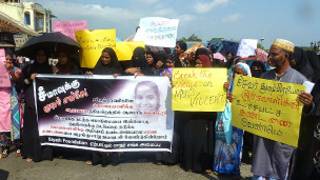 மட்டக்களப்பில் நடந்த போராட்டம்