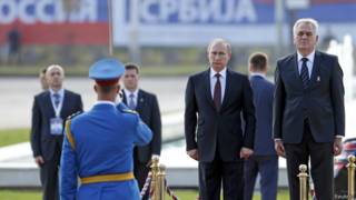 Владимир Путин прибыл в Белград