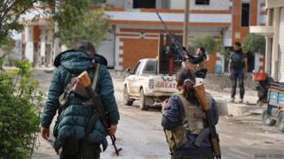 Kobani'deki savaşçılar