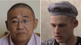 Кеннет Бэй и Мэтью Миллер (граждане США, освобожденные из заключения в КНДР 8 ноября 2014 г.)
