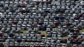 Carros estacionados