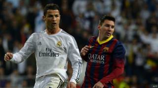 Cristiano Ronaldo y Lionel Messi
