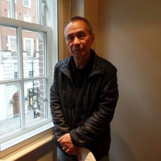 侯孝賢導演在倫敦接受BBC英倫網專訪(攝影:子川)