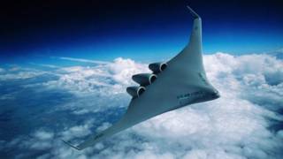 Un diseño de avión Boeing