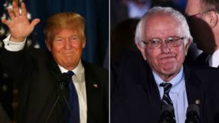 Trump y Sanders