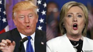 Donald Trump y Hillary Clinton