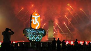 2008年北京奧運開幕式放煙花