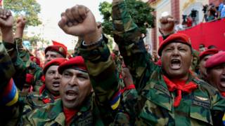 Soldados venezolanos