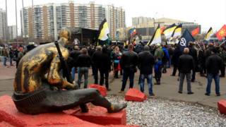 У Москві поліція затримала учасників "Російського маршу"