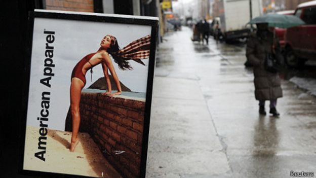 Anuncio de American Apparel
