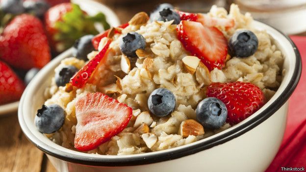 Avena con frutas