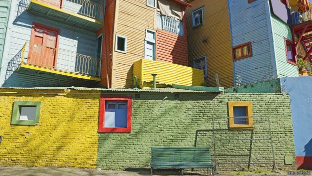 Barrio de La Boca en Buenos Aires
