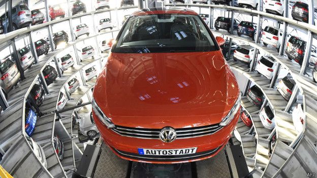 Automóvil Golf de Volkswagen.