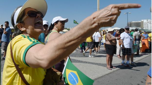 Protesta en Brasil