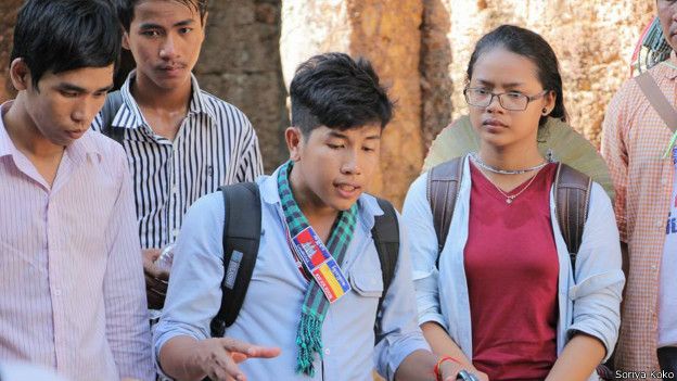 Kong Raiya, sinh viên Campuchia. (Ảnh từ Facebook cá nhân)