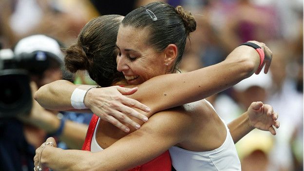 Roberta Vinci y Flavia Pennetta