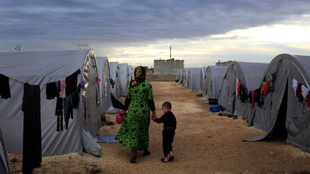 Campo de refugiados sirios en Turquía