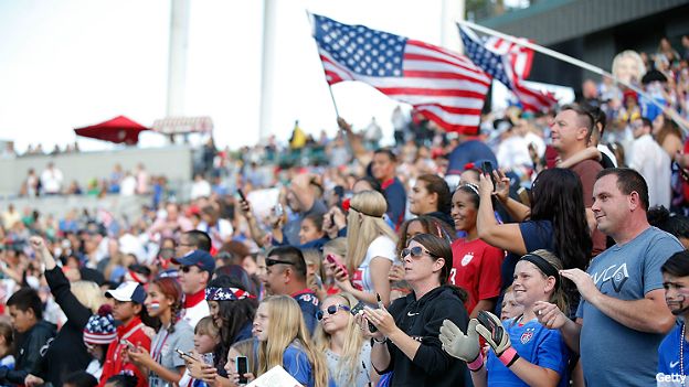 Hinchas de Estados Unidos