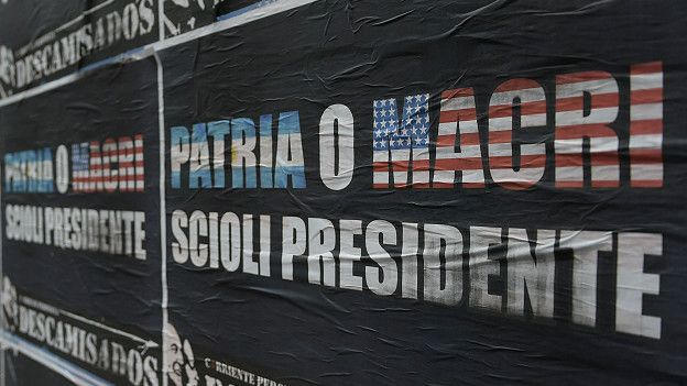 Campaña contra Macri en Argentina