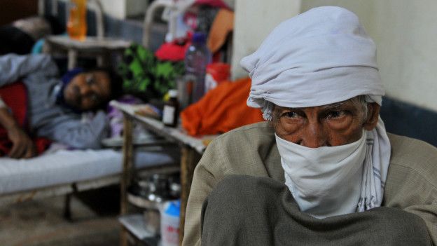 Tuberculosis. Hospital en India.