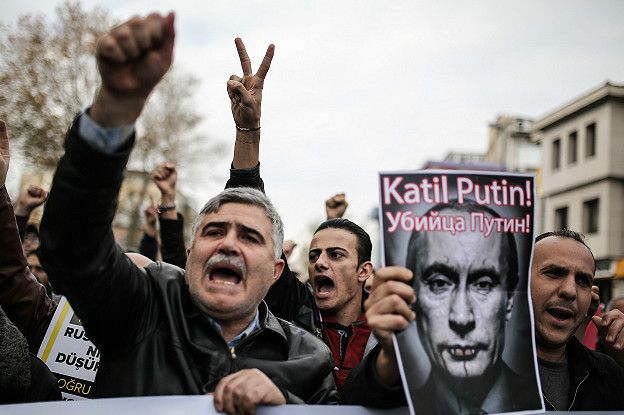 Manifestación contra Putin