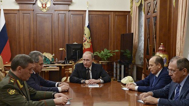 Putin y su gabinete