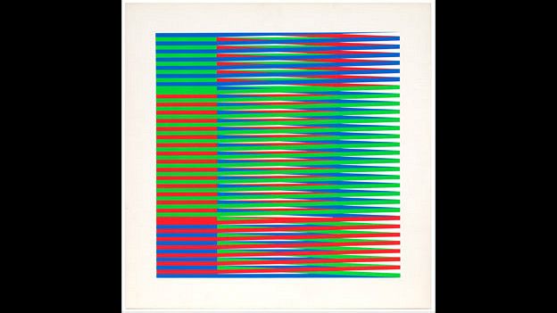  Couleur Additive Denise René Nº 7, París 1970.