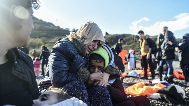 Migrantes en el mediterráneo
