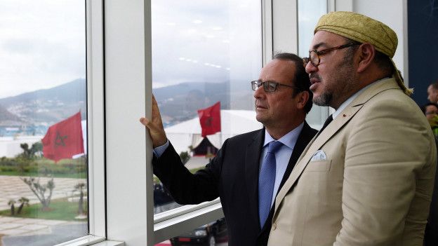 Mohammed VI y Francois Hollande
