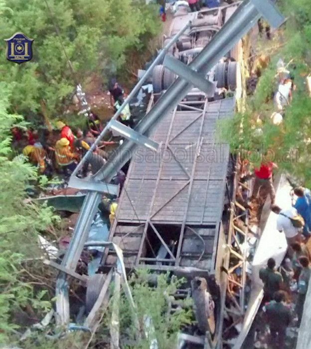 Zona donde ocurrió el accidente