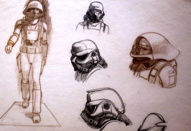 Bocetos de stormtroopers