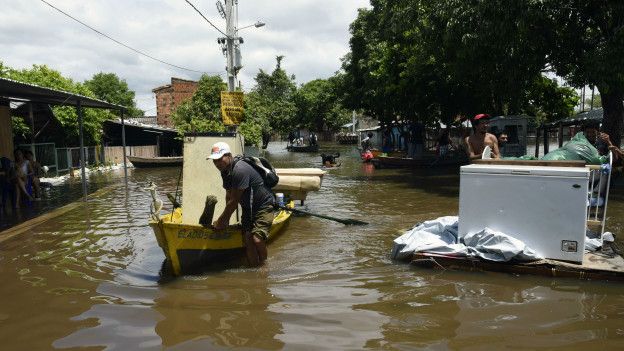 Inundaciones en Paraguay