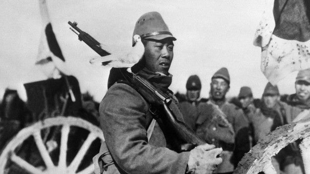 Soldado japonés en Manchuria