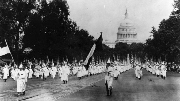 Marcha del KKK en Washinton, DC.