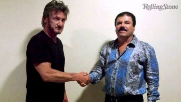 Seann Penn y Joaquín Guzmán Loera, El Chapo